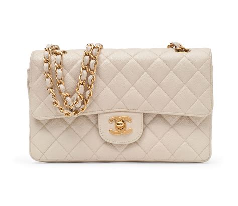 chanel classic flap cream bag|Chanel classic flap bag vintage.